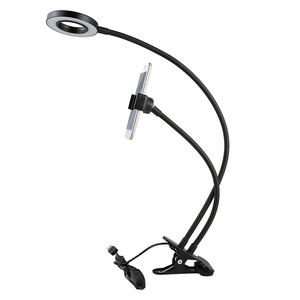 Anneau lumineux pour <span class=keywords><strong>selfie</strong></span> avec support de téléphone portable flexible, compatible avec YouTube, vidéo et photographie, pour <span class=keywords><strong>iPhone</strong></span> <span class=keywords><strong>Xs</strong></span> Max XR et Android - Product Image 2
