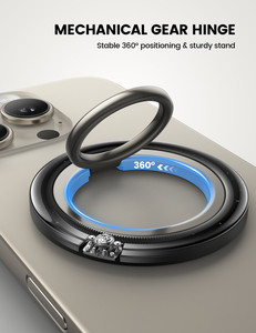 Soporte de Anillo Decorativo <span class=keywords><strong>para</strong></span> Teléfono Lamicall STRR02, Agarre Magnético, Rotación de 360°, Soporte con Cristales Brillantes, Base con Diamantes <span class=keywords><strong>para</strong></span> <span class=keywords><strong>Chicas</strong></span> - Product Image 3