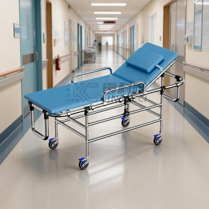 Tandu Ambulans Darurat Tanpa Transfer Magnetik dengan Roda Pengunci untuk Ruang MRI - Product Image 2