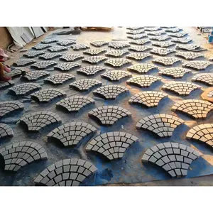 Tối màu xám <span class=keywords><strong>g654</strong></span> và ánh sáng màu Xám Granite G603 fan hâm mộ hình lát đá với <span class=keywords><strong>Net</strong></span> flamed - Product Image 1