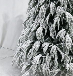 Árbol <span class=keywords><strong>de</strong></span> Navidad Artificial Blanco con Nieve Artificial, Ramas Densas Realistas, Decoración para Bodas, Eventos, Hogar y Festividades, Fabricante OEM - Product Image 6