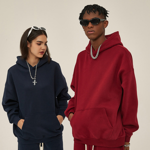 Tùy Chỉnh Nặng 400 GSM Quá Khổ Boxy Hoodie Thiết Kế Mới Thả Vai Chất Lượng Cao 100% Bông Các Nhà Sản Xuất 3D Thêu - Product Image 1