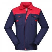 Personnaliser l'uniforme de travail de l'industrie en sergé de haute qualité pour travaux agricoles, jardinage, veste de travail, uniforme de mine de charbon, salopette pour homme