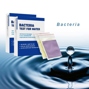 Kit de prueba de calidad del agua para el hogar, bacterias coliformes y E. Aparato de examen de agudeza visual para papel de prueba de <span class=keywords><strong>Coli</strong></span> para agua de grifo y pozo - Product Image 1