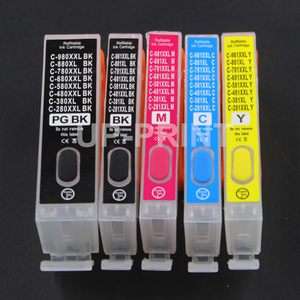5 colori PGI-480 PGI480 Cartuccia di Inchiostro riutilizzabile Compatibile Per <span class=keywords><strong>Canon</strong></span> TS704 TS6140 TS6240 TS6340 TR7540 TR8540 TS9540 stampante - Product Image 4