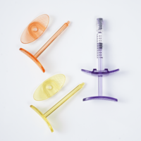 Seringue préremplie de 1 ml avec embout Luer Lock, piston et butée arrière pour la distribution pharmaceutique / la distribution de médicaments / l'acide hyaluronique