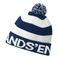 Bonnet en acrylique avec étoiles brodées Chapeau à pompons d'hiver Design à la mode Bonnet chaud d'automne et d'hiver Vente en gros