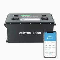 Paket baterai Keranjang Golf Ion Lithium LiFePO4 36V 48V 72V dengan tampilan aplikasi seluler lebih dari 4000 siklus produk asli