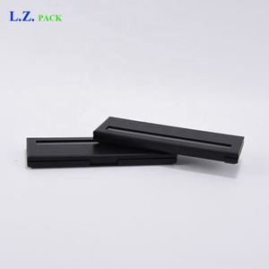 LZ包装库存26.5毫米5色哑光黑色高着色闪光眼影盒定制标志空眼影盒 - Product Image 5