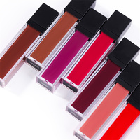 Rouge à lèvres liquide mat végétalien OEM, hydratant, longue tenue, résistant à l'eau, format standard, vente en gros