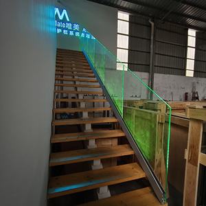 Barandilla Moderna para Interiores y Exteriores View Mate, Marco de Aluminio en Forma de U para Escaleras y Balcones, Vidrio Templado sin Marco, Resistente al Óxido, Garantía de Más de 5 Años - Product Image 1