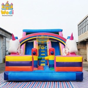 Toboggan <span class=keywords><strong>Gonflable</strong></span> Commercial Robuste en PVC 0,55 mm avec Filet EN14960 Garantie 3 Ans Taille et Couleur Personnalisables pour - Product Image 5