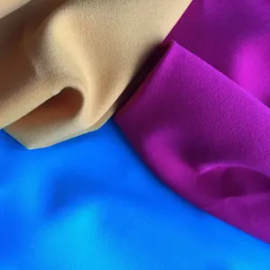 Benutzer definierte 250GSM Polyester Rayon Stretch farben Lycra Twill Bekleidungs stoff gewebt Tr Twill fester Stoff für Hosen oder Kleider