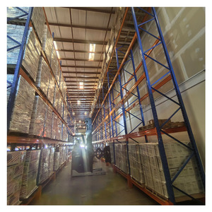 Étagères de stockage industrielles de haute qualité à double profondeur pour entrepôt, rayonnages réglables - Product Image 1