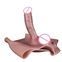 SXXY Arnés de cinturón con dildo para hombre, bragas con dildo, funda hueca para alargar el pene, juguete sexual para hombre, venta al por mayor