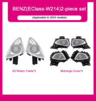 Kit de couverture de haut-parleur d'éclairage d'ambiance pour Mercedes Benz Classe E 2024, W214, LED multicolore, accessoires d'amélioration de l'atmosphère