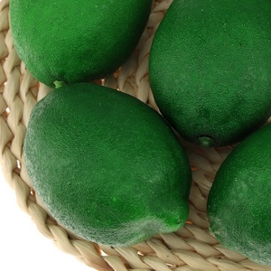 Grandes décorations de citrons verts artificiels en mousse, réalistes, pour la maison et les fêtes - Product Image 2