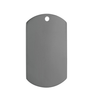 Wholesale Custom DIY Rectangle Metal ID Necklace Black Stainless Steel Dog Tag Pendant Various Colors Fashion Style <b>Key</b> <b>Chains</b> - Product Image 1