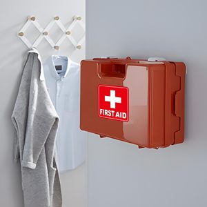 Autocollant de signalisation de premiers secours, conforme aux normes OSHA et ANSI, étiquette de sécurité en vinyle imperméable, signalisation médicale <span class=keywords><strong>d</strong></span>'urgence - Product Image 5