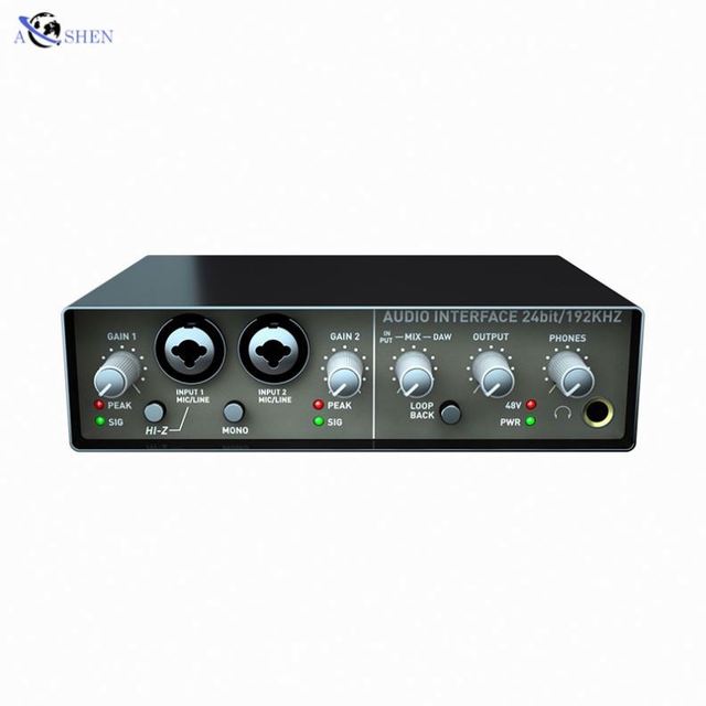 Factory Professional Q24 Box Audio Interface Mixing Studio Recording Computer USB Funtion for Performance