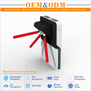Nouveau modèle de tourniquet, vente en gros d'usine, tourniquet trépied, contrôle d'accès avec RFID, QR et reconnaissance faciale par empreintes digitales - Product Image 3
