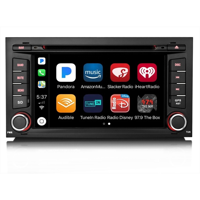 EU Erisin ES6532S 7" Octa-Core Android 14.0 IPS Wireless CarPlay GPS Navi Dashboard Auto Stereo Player for Seat Leon BT5.0