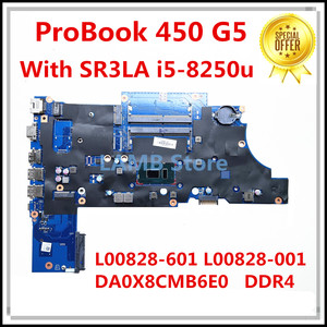 Placa Base para Portátil <span class=keywords><strong>HP</strong></span> ProBook <span class=keywords><strong>450</strong></span> <span class=keywords><strong>G5</strong></span> con SR3LA I5-8250u L00828-601 L00828-001 DA0X8CMB6E0 DDR4 MB 100% Probada Envío Rápido - Product Image 3