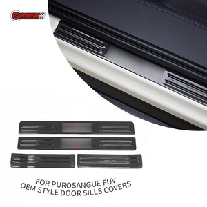 แผ่นกันรอยขอบประตูคาร์บอนแท้สำหรับ Ferrari Purosangue FUV แบบ OEM 4 ชิ้น ฝาครอบกันรอยขีดข่วน ขายส่งจากโรงงาน - Product Image 1