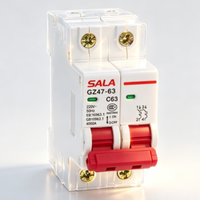 Disjoncteur miniature (MCB) 1P/2P/4P C16-C63, 4,5/6 kA AC
