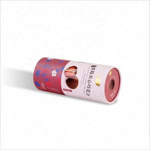 Caja de papel redonda cilíndrica ecológica hecha en fábrica para solución de embalaje sostenible de chocolate con estampado de laminación brillante - Product Image 5