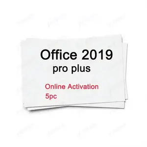 Văn phòng 2019 Pro cộng với 5 phím PC office2019 Pro cộng với 5PC trực tuyến được kích hoạt