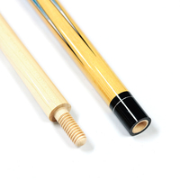 Interface en bois tiges d'arbre de queue de billard en érable 57 pouces 13mm queues de billard universelles 1/2 bâtons de queue fendus piscine de billard