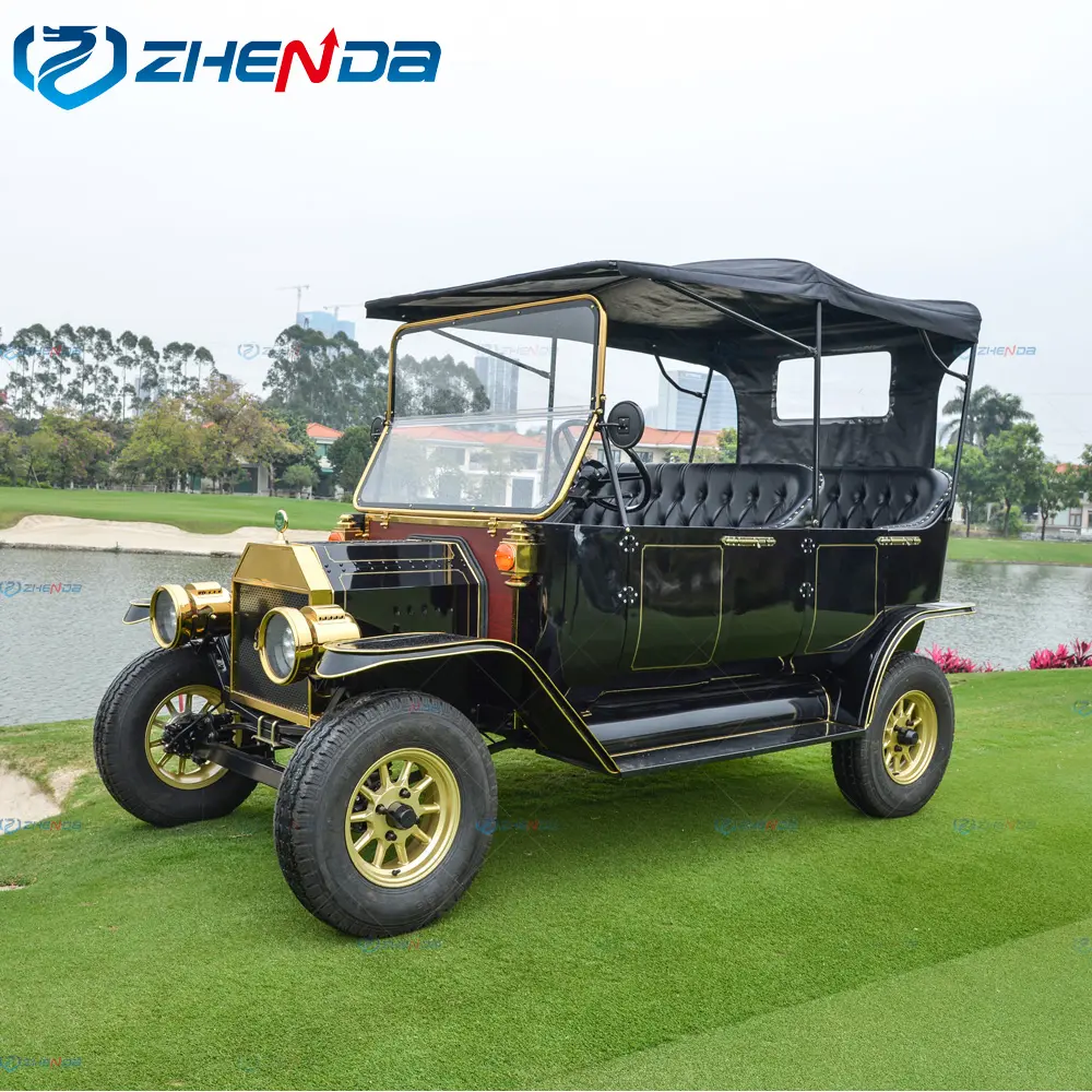 Penjualan langsung dari pabrik Moke elektrik model inggris 4 tempat duduk mobil Golf klasik