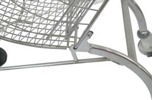 Carro de malla metálico con ventilador, capacidad de carga de 80 kg, precio de fábrica, oferta, alta capacidad, resistente, protección contra la corrosión, cromado, duradero - Product Image 4