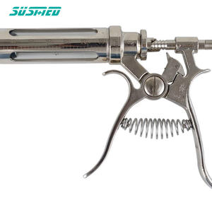 10ml paslanmaz çelik yarı otomatik şırınga ayarlanabilir sürekli enjeksiyon tabancası veteriner aşı kanatlı enjeksiyon - Product Image 2