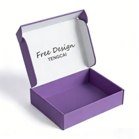 Boîte d'emballage personnalisée pour produits, boîte cadeau pliante en carton ondulé, usine OEM, emballage écologique, boîte d'expédition rose avec logo