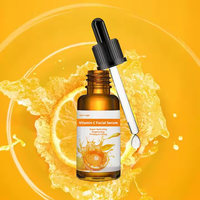 Sérum Visage Liquide Anti-Âge Végétalien Marque Blanche OEM Acide Hyaluronique Vitamines C 15%/20%/30% Glycérine Or 24K pour Éclaircissement