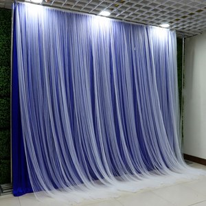 핫 세일 배경 커튼 웨딩 천장 장식 커튼 웨딩 장식 - Product Image 3