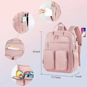 Échantillon gratuit : Sac à langer, petit sac à dos élégant pour bébé, mini sac de maternité, sacs à dos de voyage - Product Image 5