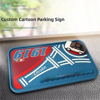 Plaque de stationnement personnalisée CITROEN en PVC, design gaufré, réutilisable, temporaire, pour déplacement de véhicule, créative