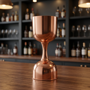 Jauge à double face en or rose de qualité supérieure, outil de bar haut de gamme - Product Image 2