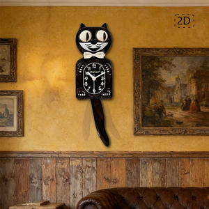 YZOK Offre Vendita Diretta di <span class=keywords><strong>Orologi</strong></span> <span class=keywords><strong>da</strong></span> <span class=keywords><strong>Parete</strong></span> Vintage Nordici a Forma di Gatto Questi <span class=keywords><strong>orologi</strong></span> <span class=keywords><strong>da</strong></span> <span class=keywords><strong>parete</strong></span> sono adatti per l'uso in soggiorni e camere <span class=keywords><strong>da</strong></span> letto. - Product Image 4