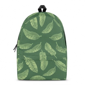 Best Verkopende Custom Hawaii Life Fashion Bananenblad Volledig Bedrukt Draagbare Grote Capaciteit Polyester Rugzakprint Op Aanvraag - Product Image 2