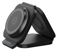 Chargeur sans fil pliable 3 en 1 avec protection OTP PD 3.0 pour iPhone 15/14/13/12 Series et pour Apple Watch Series