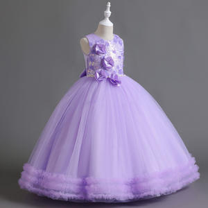 Navidad niña princesa <span class=keywords><strong>vestido</strong></span> sin mangas brillante niños Formal comunión cumpleaños fiesta extravagante <span class=keywords><strong>vestido</strong></span> de noche - Product Image 5