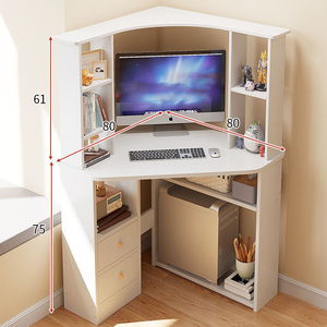 Hiện đại phong cách mới đơn giản góc hộ gia đình căn hộ nhỏ phòng khách bàn đa năng góc nghiên cứu bàn tam giác - Product Image 6