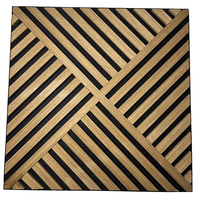 Panneau acoustique en bois professionnel pour studio d'enregistrement, bureau, salle de conférence, réduction du bruit, panneau mural à lattes, sur mesure