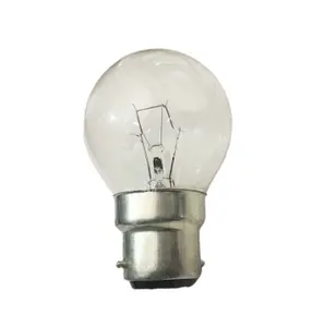 Clear Glass Cover Aluminum Base 25W 230V B22 G45 Incandescent lamp , INC-G45
