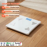 Báscula Multifuncional de Alta Calidad para Interiores, con Capacidad de 180 kg, para Medir la Grasa Corporal