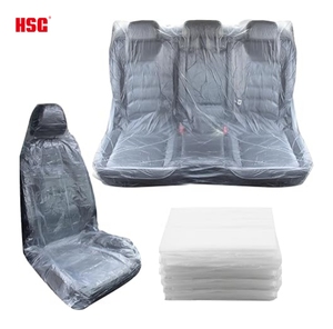 New Hsg Nhà Máy Cung Cấp Phổ Dùng Một Lần Xe Chỗ Ngồi Bao Gồm Thiết Lập Nhựa 5 Trong 1 Rõ Ràng Cao Cấp Vật Liệu Bảo Vệ Lá Chắn - Product Image 3